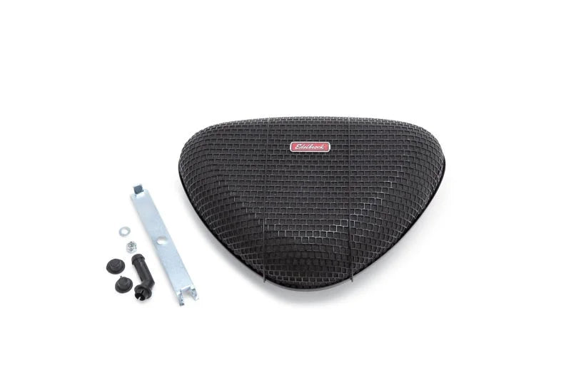 Edelbrock Air Cleaner Pro-Flo 1000 Series Triangular Steel Top 11 375In X 8 375In X 3In Black - Additional View 6
