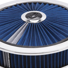 Load image into Gallery viewer, Edelbrock Air Cleaner Pro-Flo High-Flow Series Round Filtered Top 14In Dia X 3 125In - Main Product View