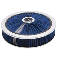Load image into Gallery viewer, Edelbrock Air Cleaner Pro-Flo High-Flow Series Round Filtered Top 14In Dia X 3 125In - Side View