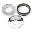 Load image into Gallery viewer, Edelbrock Air Cleaner Pro-Flo Series Round Steel Top Paper Element 10In Dia X 3.5In Chrome - Additional View 6