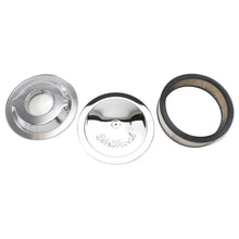 Load image into Gallery viewer, Edelbrock Air Cleaner Pro-Flo Series Round Steel Top Paper Element 14In Dia X 3.75In Dropped Base fits 1980-1989 Buick / C...