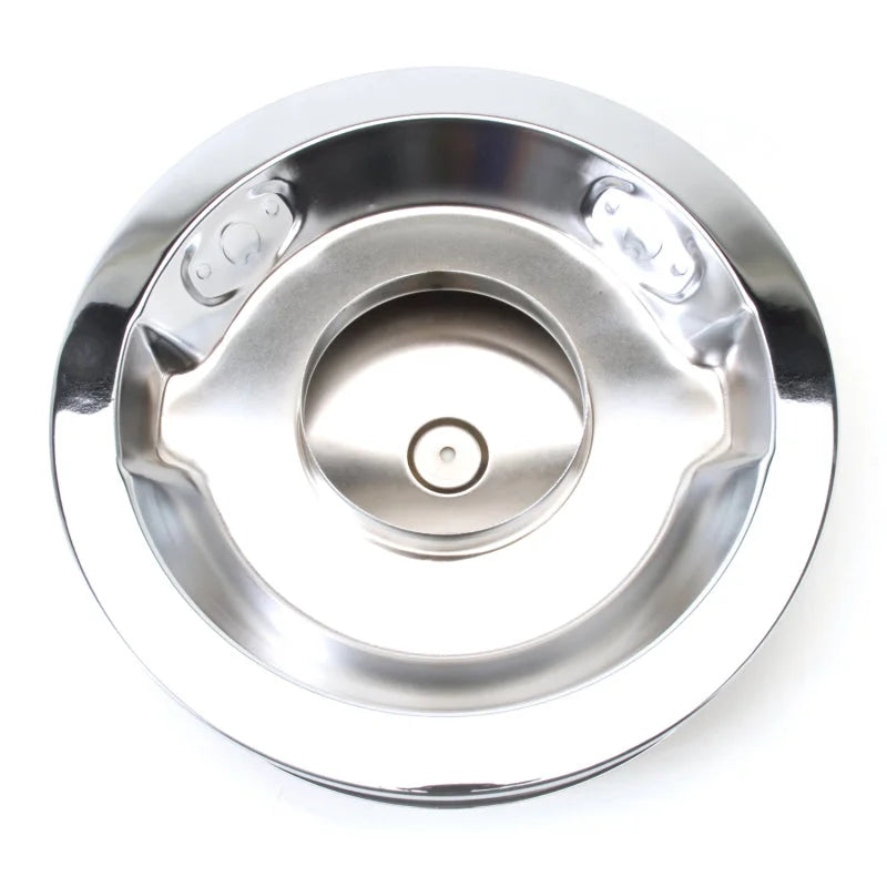 Edelbrock Air Cleaner Pro-Flo Series Round Steel Top Paper Element 14In Dia X 3.75In Dropped Base fits 1980-1989 Buick / C...