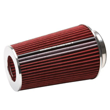 Load image into Gallery viewer, Edelbrock Air Filter Pro-Flo Series Conical 10In Tall Red/Chrome - Main Product View