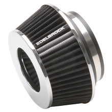 Load image into Gallery viewer, Edelbrock Air Filter Pro-Flo Series Conical 3.7In Tall Black/Chrome - Main Product View