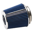 Load image into Gallery viewer, Edelbrock Air Filter Pro-Flo Series Conical 6.7In Tall Blue/Chrome - Main Product View