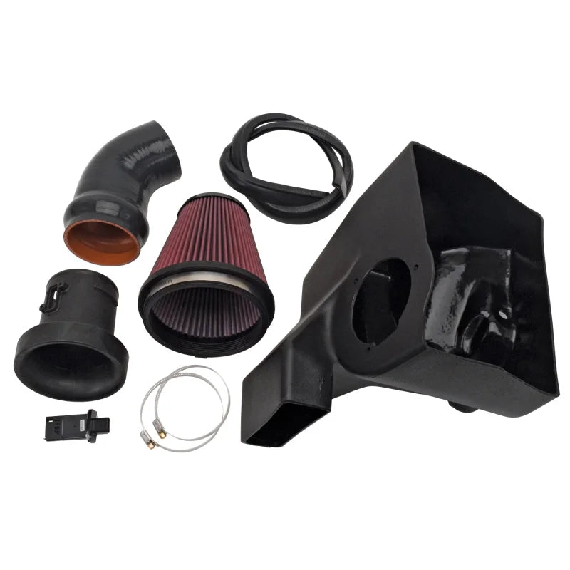 Edelbrock Air Intake Competition E-Force Supercharged fits 2010 Ford Mustang GT - Side View