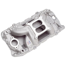 Load image into Gallery viewer, Edelbrock B/B O-Port RPM Air-Gap Manifold fits 1968-1989 Chevrolet / GMC - Side View
