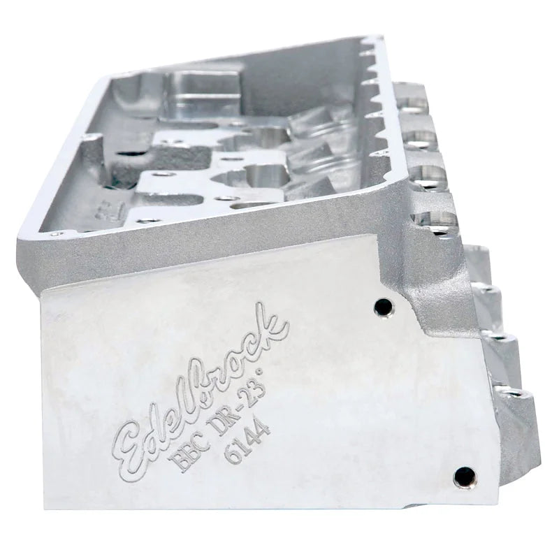 Edelbrock BB Victor Pro-Port Bare Cylinder Head fits Chevy - Installation View