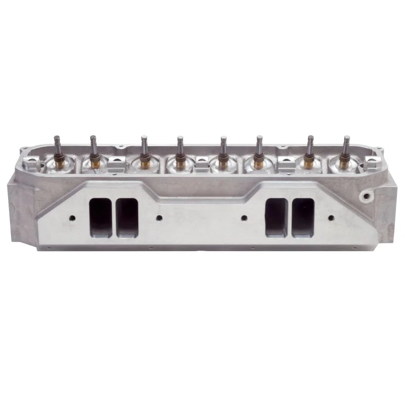 Edelbrock Big-Block Victor B/Rb Heads w/ Valves fits Chrysler Big-Block Victor - Back View