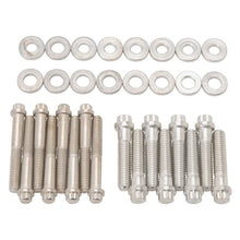 Load image into Gallery viewer, Edelbrock Bolt Kit Intake Manifold Perf RPM E-Boss and E-Boss fits Ford 302 351 - Side View