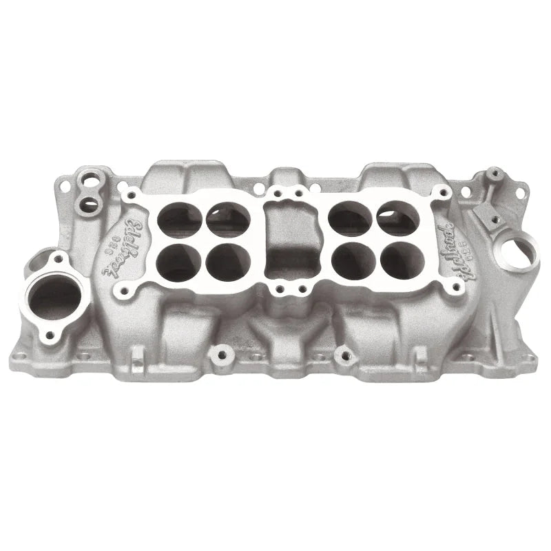 Edelbrock C-26 Manifold fits 1958-1986 Buick / Chevrolet - Side View