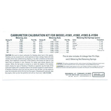 Load image into Gallery viewer, Edelbrock Calibration Kit 1901 / 1902 / 1903 / 1904 - Additional View 7
