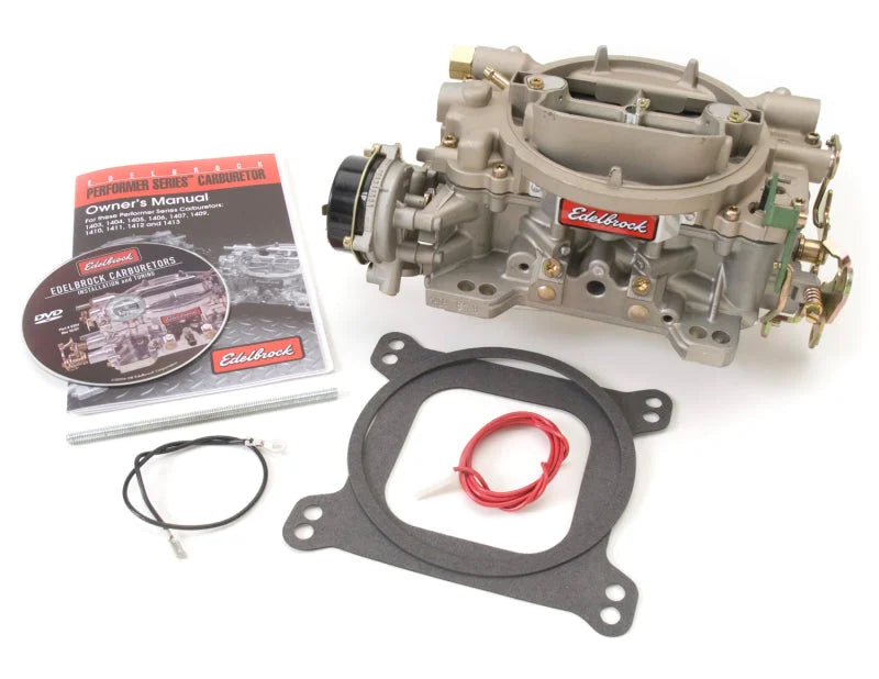Edelbrock Carburetor Marine 4-Barrel 600 CFM Electric Choke - Side View