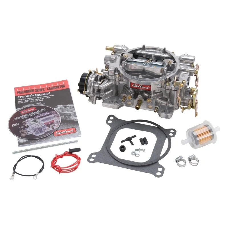 Edelbrock Carburetor Performer Series 4-Barrel 600 CFM Electric Choke Satin Finish fits 1980-1988 Avanti / Buick / Cadilla...