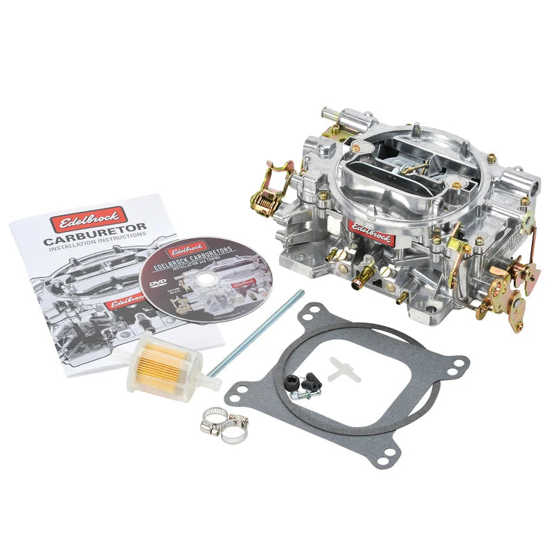 Edelbrock Carburetor Performer Series 4-Barrel 750 CFM Manual Choke Satin Finish fits 1980-1989 Avanti / Buick / Cadillac ...