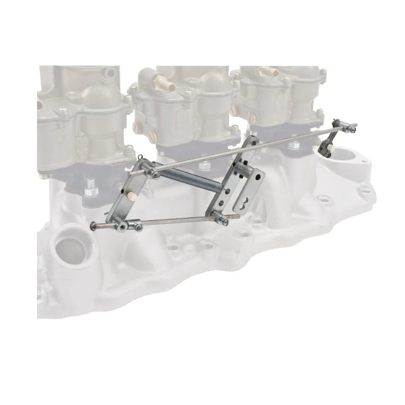 Edelbrock Carburetor Two-Barrel Progressive Throttle Linkage Kit 3X2 fits 1980-1986 Avanti / Buick / Checker and more - Ba...