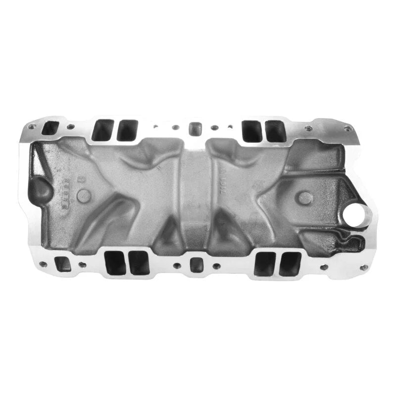 Edelbrock Chevy SB Performer RPM Intake Manifold - Black Plasma Finish - Additional View 5