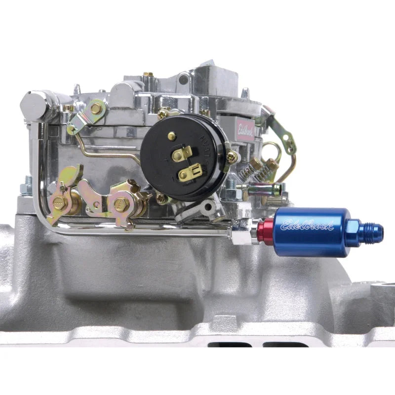 Edelbrock Chromed Steel Fuel Line and Filter Kit for EPS Carburetors - Additional View 5