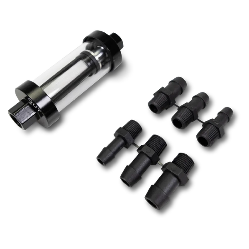 Edelbrock Clear View Fuel Filter - Universal - Side View
