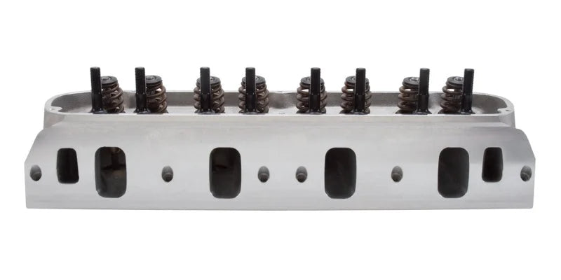Edelbrock Cyl Head E-Cnc 185 SBF Complete - Side View