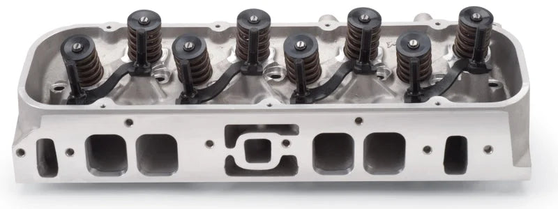Edelbrock Cyl Head E-Street BB Chevy Oval Port Complete Single - Side View