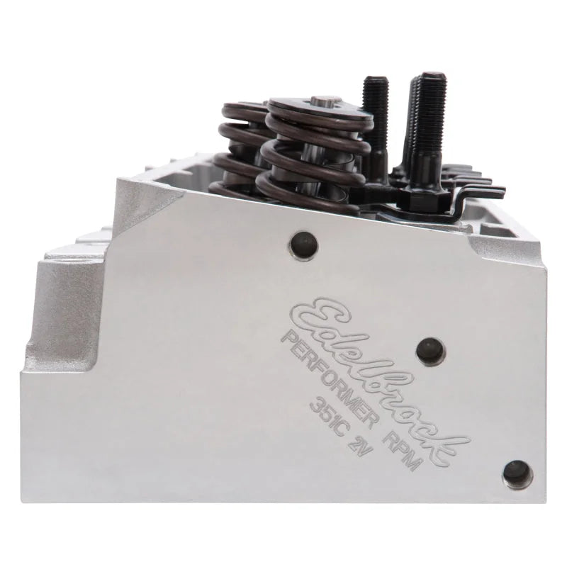 Edelbrock Cyl Head Perf RPM Complete 61629 fits 1969-1981 DeTomaso / Ford / Mercury - Side View