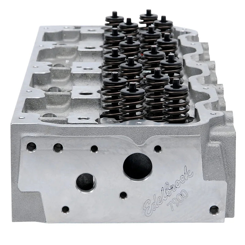Edelbrock Cylinder Head 01-04 Chevy LB7 Duramax Diesel V8 6.6L Single Complete - Additional View 6