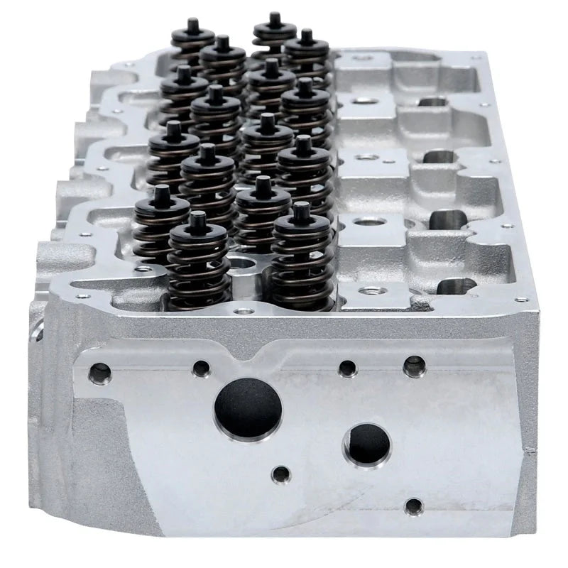 Edelbrock Cylinder Head 11-16 Chevy LML Duramax Diesel V8 6.6L Single Complete - Installation View