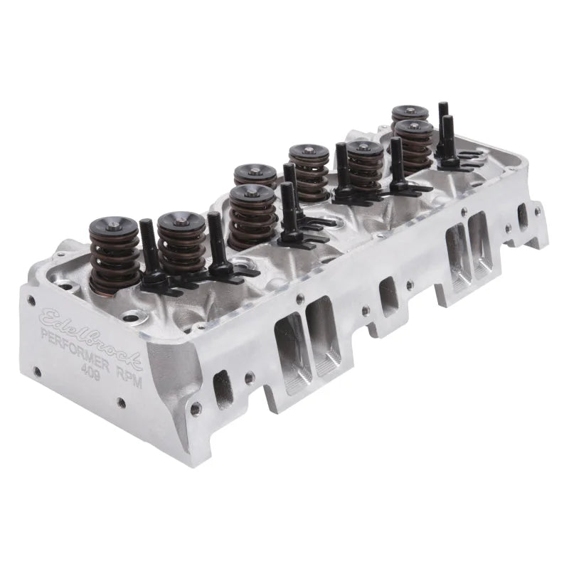 Edelbrock Cylinder Head BBC Performer RPM 348/409Ci for Hydraulic Roller Cam Complete - Installation View