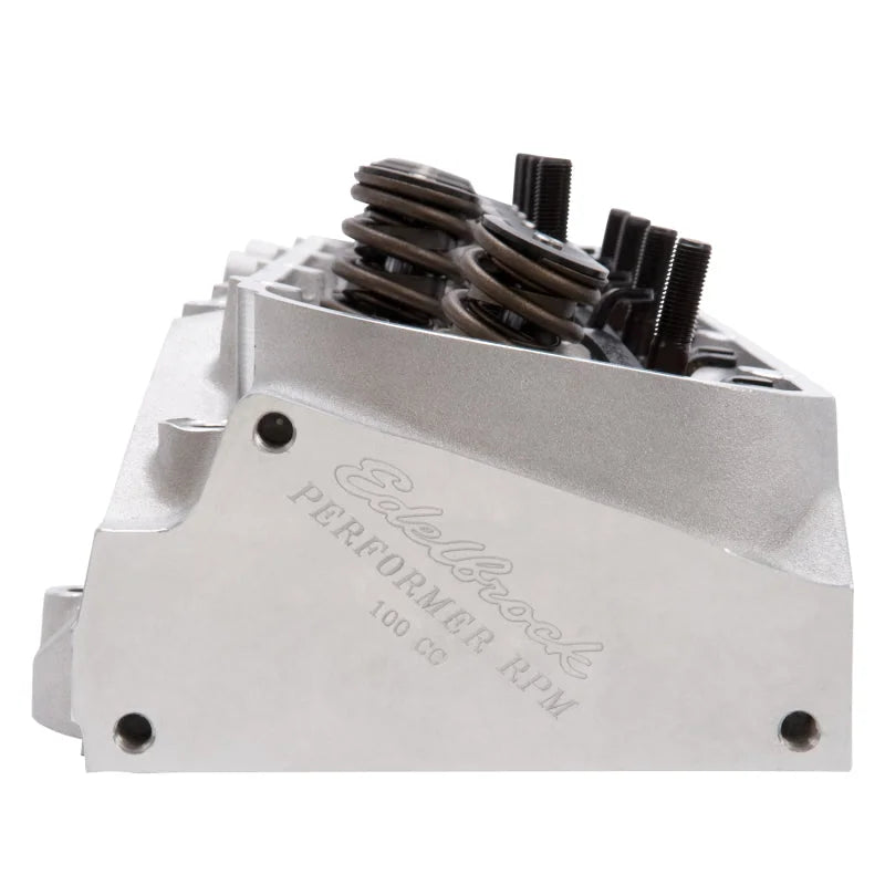 Edelbrock Cylinder Head BBC Performer RPM Oval Port 100cc Complete Single w/ Springs - Additional View 7