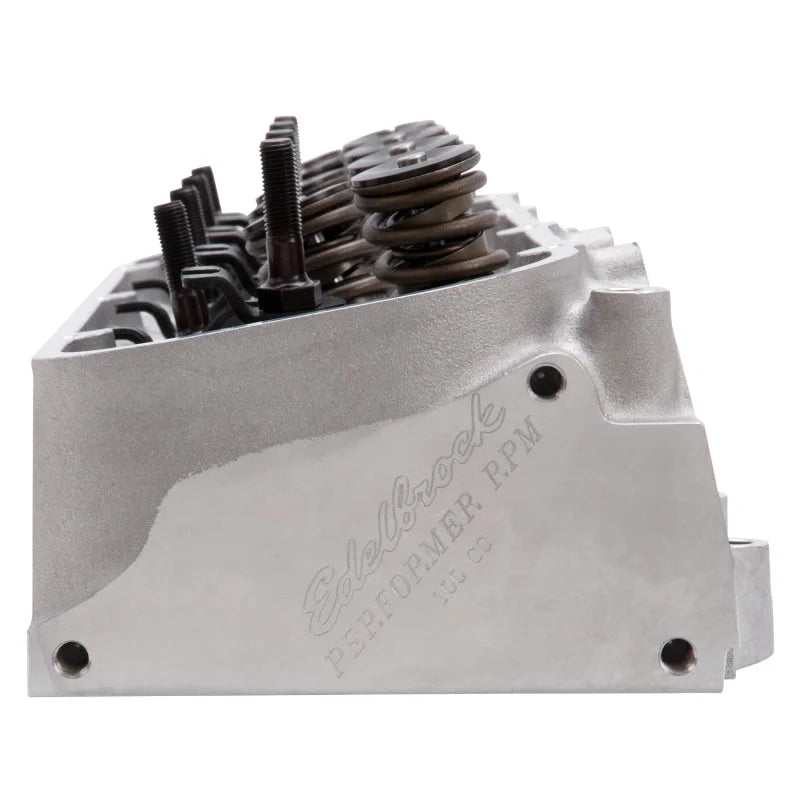Edelbrock Cylinder Head BBC Performer RPM Oval Port 100cc Complete Single w/ Springs - Additional View 8