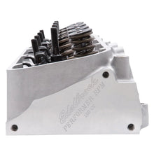 Load image into Gallery viewer, Edelbrock Cylinder Head BBC Performer RPM Oval Port 100cc Complete Single w/ Springs - Back View
