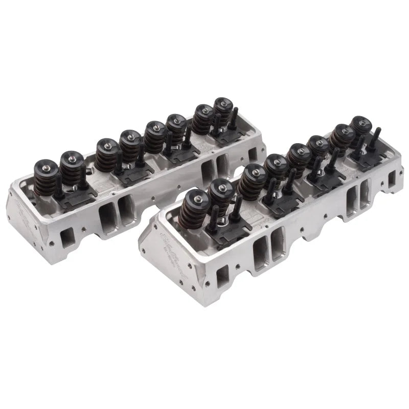 Edelbrock Cylinder Head E-Series E-210 SB Chevrolet (Complete Pair) - Side View