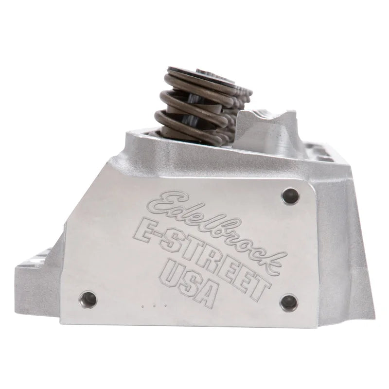 Edelbrock Cylinder Head E-Street Big Block Chrysler 75cc Chamber Complete Pair - Side View