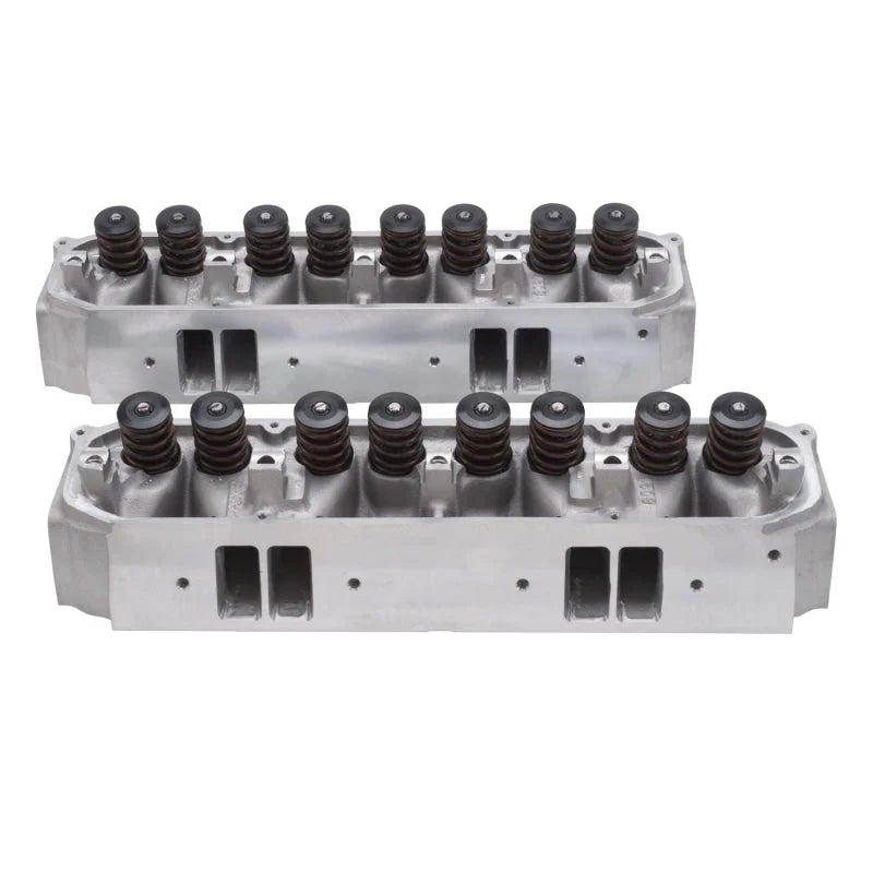 Edelbrock Cylinder Head E-Street Big Block Chrysler Complete Pair - Side View