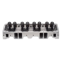 Load image into Gallery viewer, Edelbrock Cylinder Head E-Street SB Chevrolet 64cc (Complete Pair) - Installation View