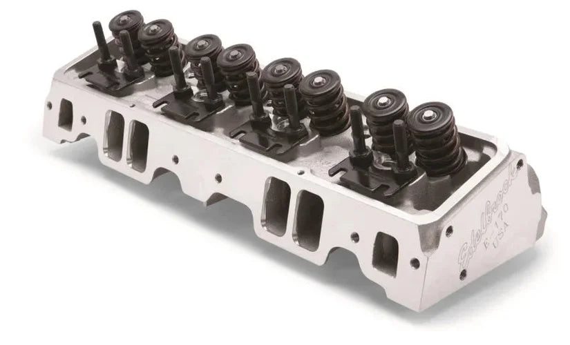 Edelbrock Cylinder Head SBC Performer RPM 23 Deg 170cc Intake 60cc Chamber Flat Tappet Cam Complete - Additional View 8