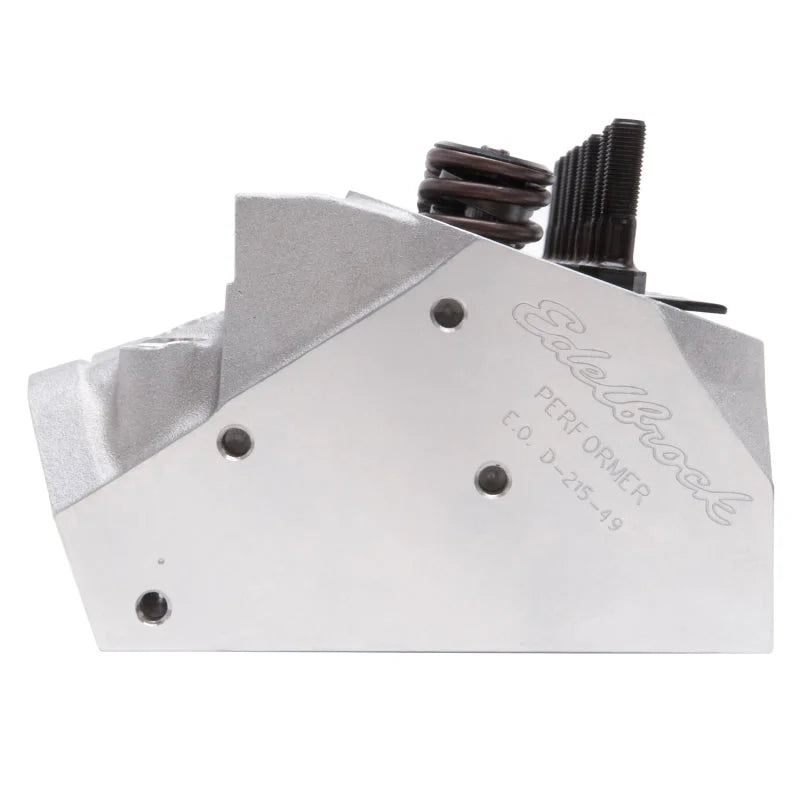 Edelbrock Cylinder Head Performer RPM CNC Pontiac 1962-1969 455 CI V8 87 cc Combustion Chamber - Back View
