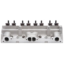 Load image into Gallery viewer, Edelbrock Cylinder Head Pontiac Performer D-Port 72cc Chambers for Hydraulic Roller Cam Complete - Installation View