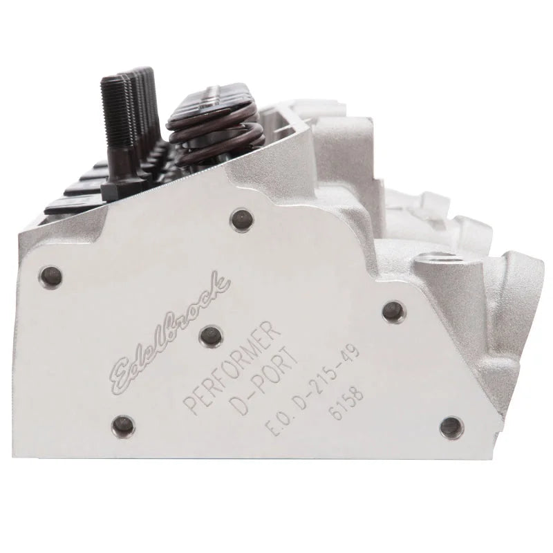 Edelbrock Cylinder Head Pontiac Performer D-Port 72cc Chambers for Hydraulic Roller Cam Complete - Additional View 6