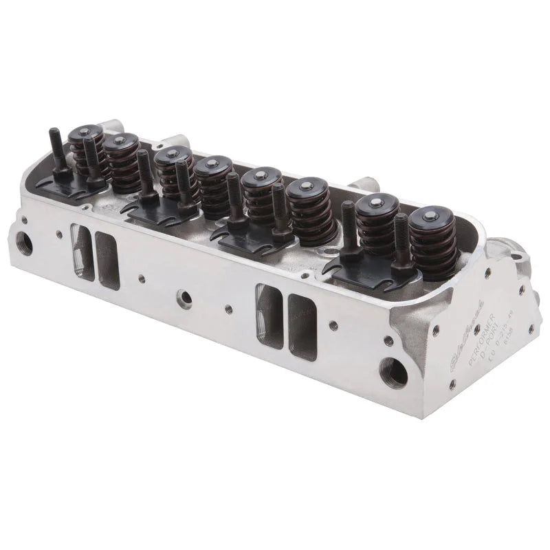 Edelbrock Cylinder Head Pontiac Performer D-Port 72cc Chambers for Hydraulic Roller Cam Complete - Additional View 7