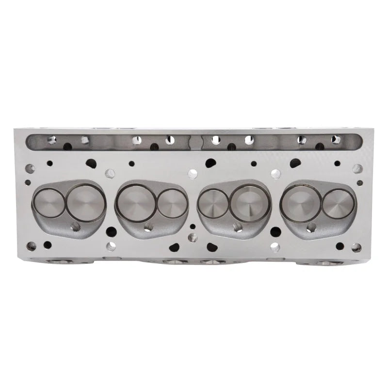 Edelbrock Cylinder Head Pontiac Performer RPM 72cc for Hydraulic Roller Cam Complete (Ea) - Installation View
