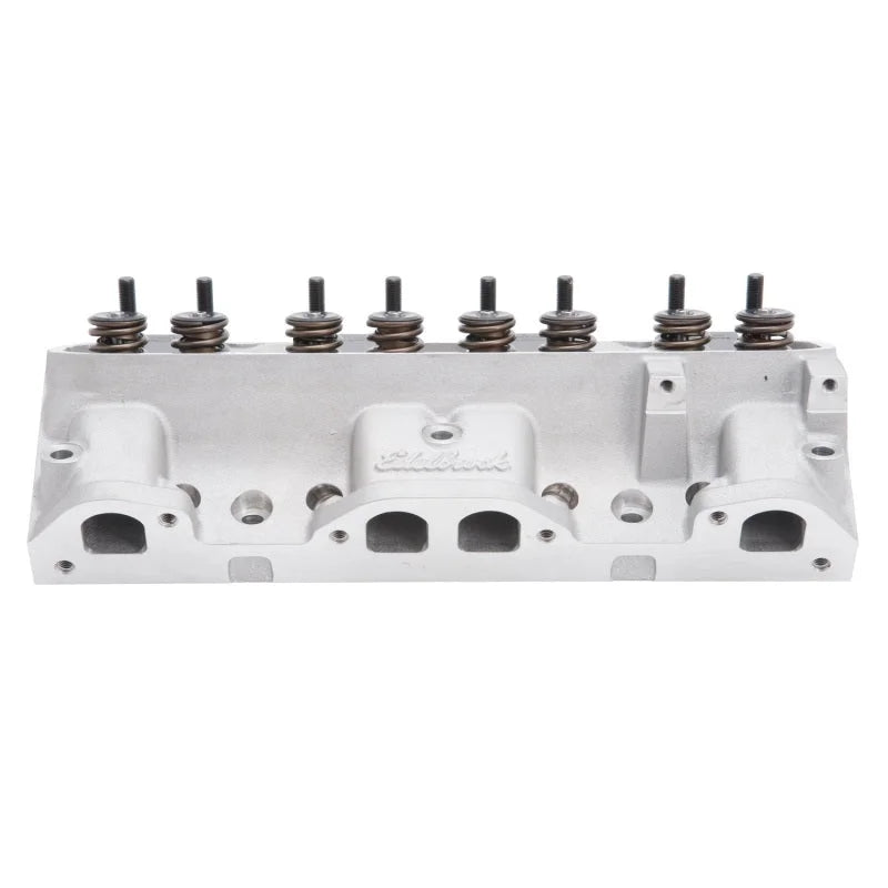 Edelbrock Cylinder Head Pontiac Performer RPM 87cc for Hydraulic Roller Cam (Ea) - Installation View