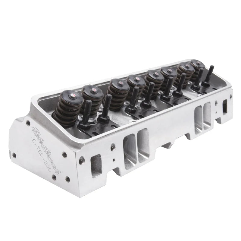 Edelbrock Cylinder Head SB Chevrolet Performer RPM E-Tec 200 for Hydraulic Roller Cam Complete (Ea) - Additional View 6