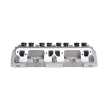 Load image into Gallery viewer, Edelbrock Cylinder Head SB Chrysler Performer RPM for Hydraulic Roller Cam Complete (Ea) - Installation View