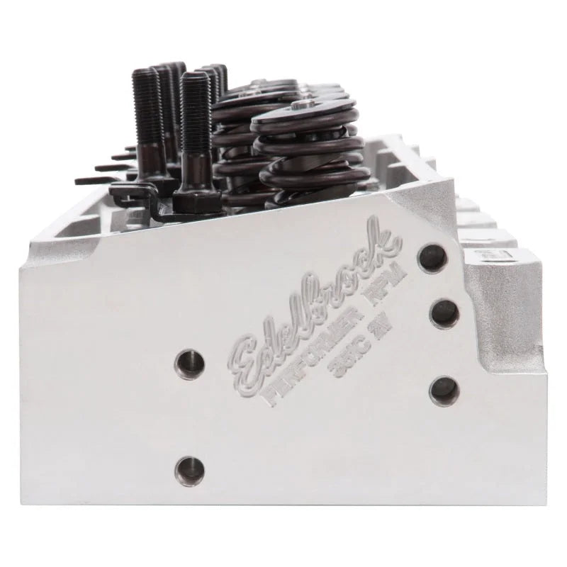 Edelbrock Cylinder Head SB Ford Perfomer RPM 351 Cleveland for Hydraulic Roller Cam Complete (Ea) - Side View