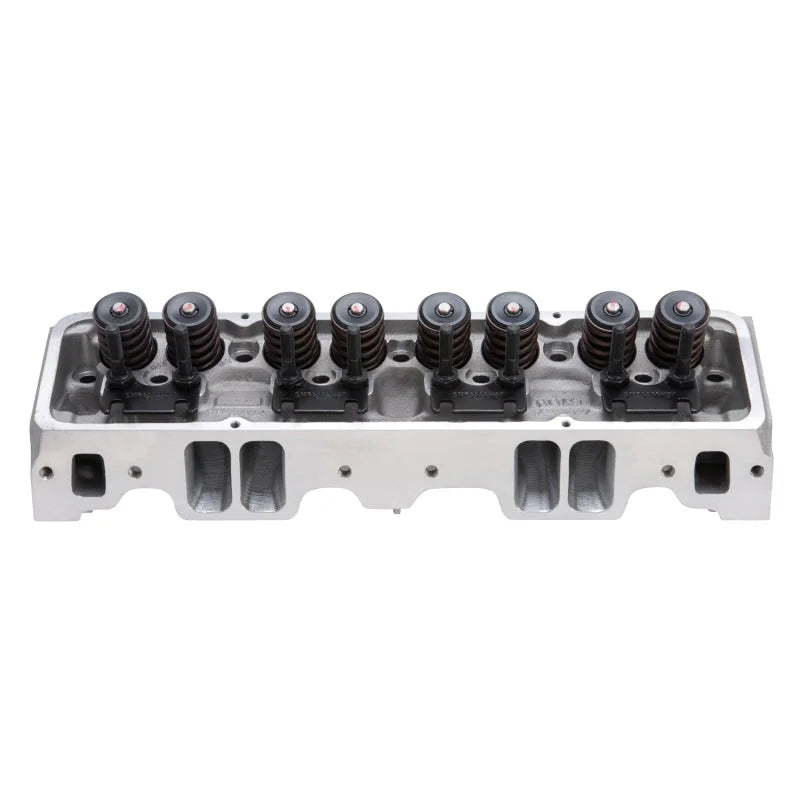 Edelbrock Cylinder Head SBC E-Cnc 185 64cc Straight Plug for Hydraulic Roller Cam Complete - Side View