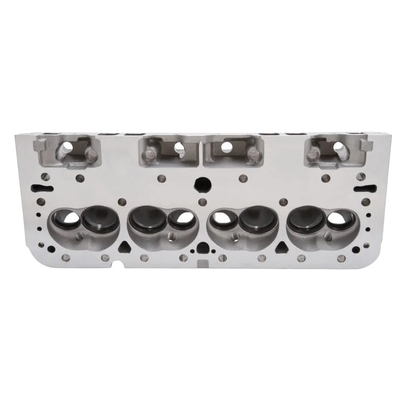 Edelbrock Cylinder Head SBC NHRA Legal 64cc Angled Plug Bare Single - Back View