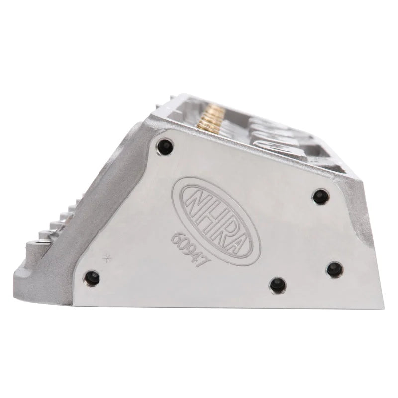 Edelbrock Cylinder Head SBC NHRA Legal 64cc Angled Plug Bare Single - Additional View 5