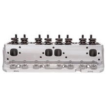 Load image into Gallery viewer, Edelbrock Cylinder Head Victor Jr SBC 23 Deg 220cc Complete for Solid Roller Cam - Additional View 5